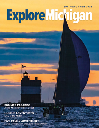 Explore Michigan Fall/Winter 2023 cover