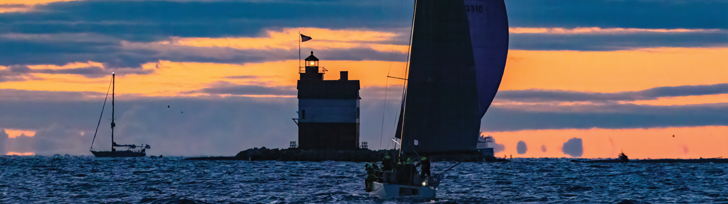Explore Michigan - sailboat travels to Big Red Lighthouse
