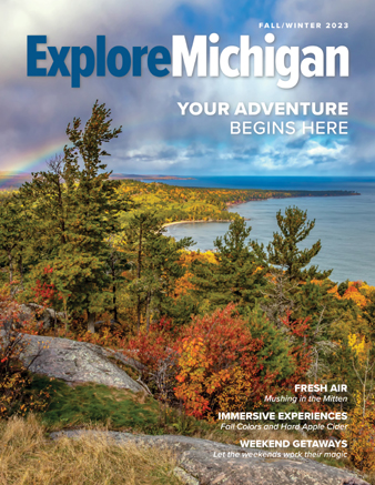 Explore Michigan Fall/Winter 2023 cover