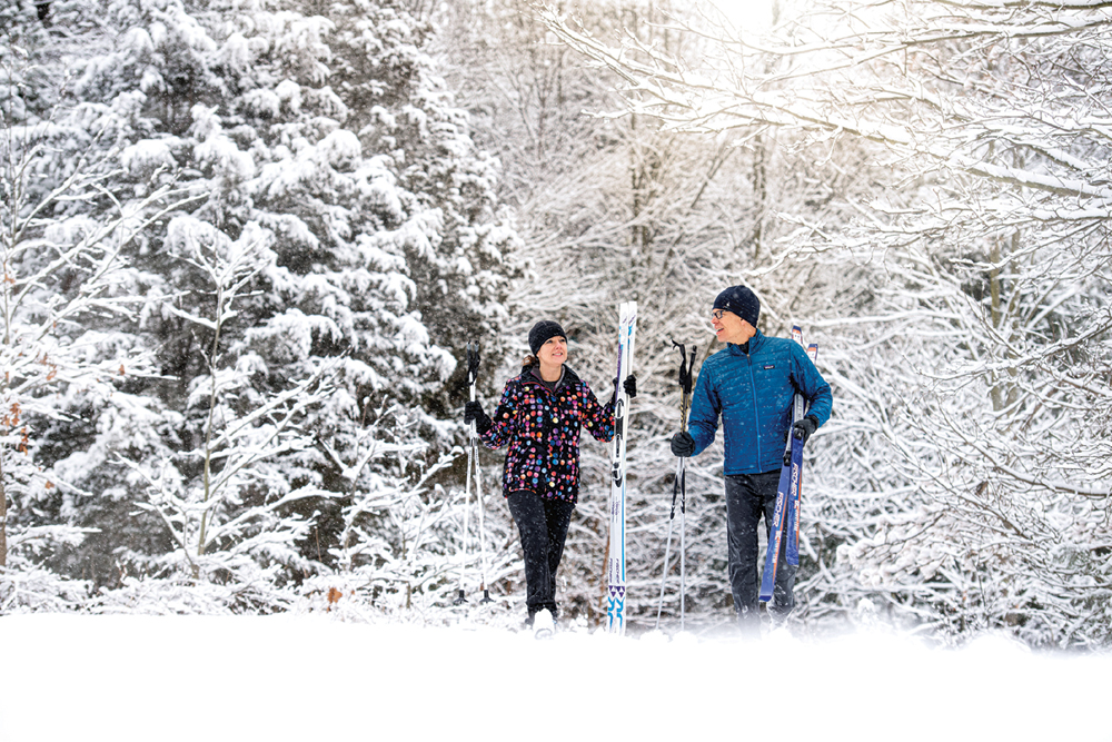 Cross Country Skiing at Saugatuck Dunes State Park