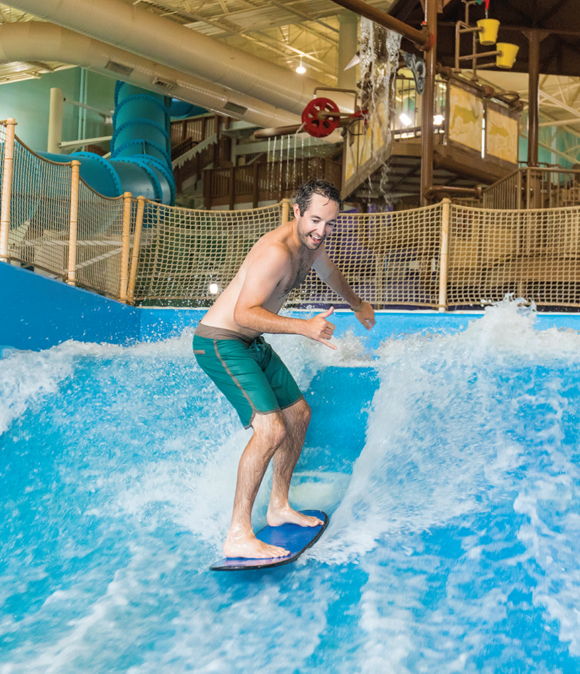 Avalanche Bay Indoor Waterpark, Boyne Falls (Photo courtesy of Boyne Mountain)