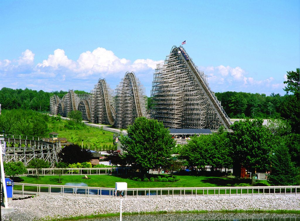 Shivering Timbers Roller Coaster (COURTESY OF MICHIGAN’S ADVENTURE)